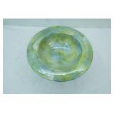 Hand-Painted in Italy Footed Centerpiece. 14" diameter by 7" tall