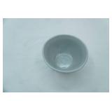 Vintage Western Stoneware Monmouth Pottery Beehive Bowl w/Maple Leaf Mark. 6" diameter by 3.5" tall