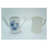 Ironstone Pitcher & Coffee Pot. Vintage/Antique