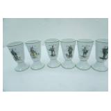 Vintage Pillivuyt Porcelain Wine Goblets or Mazagran Cups