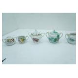 Nippon, Kutani, Germany. Vintage China Sugar and Creamers