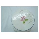 Vintage Red Wing Pottery Acanthus Leaf Vase 9" tall by 6" wide & Hand-Painted Ceramic Vase (signed and dated on bottom)