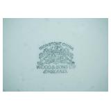 Ironstone Chamber Pot & Over and Back Outfitters Blue and Cream Stoneware Mixing Bowl