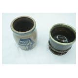 Vintage Hull Pottery F84 Olive Green Drip Glaze Footed Planter