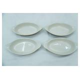 Vintage Hull pottery oval au gratin baking dish model DC627