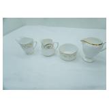 variety of creamers including Wedgwood and Imperial