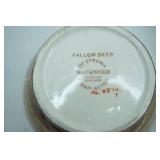 4 creamers Pacific Ent., Wedgwood Fallow Deer, J. Godinger, Edwin Knowles China Co.