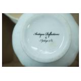 4 creamers Pacific Ent., Wedgwood Fallow Deer, J. Godinger, Edwin Knowles China Co.