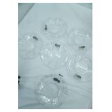 6 Bohemia Czech Republic Lead crystal dessert plates