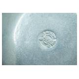 aluminum egg tray, aluminum grape design bowl by the Wilton Co.