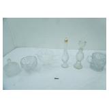 Avon Regency Candlestick Glare Glass Cologne Bottles, Godinger Shannon Crystal Pineapple Gravy Boat and more