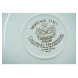 Vintage Red and Brown Transferware Pieces