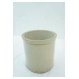 Antique Stoneware Crock 8" tall and 7.5" wide
