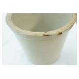 Antique Stoneware Crock 8" tall and 7.5" wide