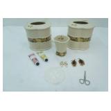 Vintage Porcelain Ceramic Bathroom Accessories, Women