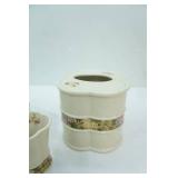 Vintage Porcelain Ceramic Bathroom Accessories, Women