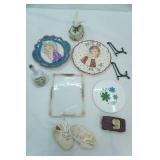 Vintage Ceramic Bell, Vintage Tootsie Toy Car, Dove Trinket Box and More