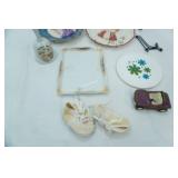 Vintage Ceramic Bell, Vintage Tootsie Toy Car, Dove Trinket Box and More