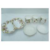 Vintage Royal Victoria Fine Bone China, Ironstone, Gold Trimmed Serving Platter