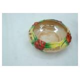 Majolica Lustre Bowl and 2 Ceramic Mugs