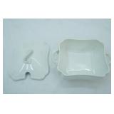 Royal Semi-Porcelain John Maddock & Sons England Covered Casserole Dish