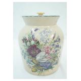 Home & Garden Party Stoneware Crock Jar w/Lid