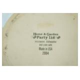 Home & Garden Party Stoneware Crock Jar w/Lid