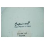 Target Capiware Easter Time Ceramic Pitcher w/a yellow body and blue trim