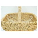 Large Wicker Basket with Handle