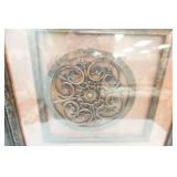 Round Object picture, Leaf picture, 20" x 29", 18" x18"