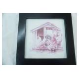 Ava Freeman Farmyard picture 14" x 22", Chicken picture 10x10"