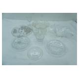 Collectible Vintage Crystal & Pressed Clear Glass Pieces