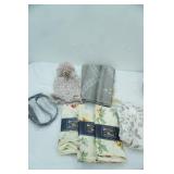 NEW Curtains, Linen Table Napkins, Women