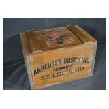 Anheuser-Busch Wooden Crate Bicentennial 1876-1976 St. Louis Property