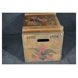 Anheuser-Busch Wooden Crate Bicentennial 1876-1976 St. Louis Property