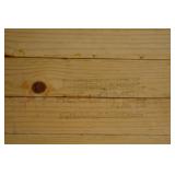 American Flag Wood Wall Art - Rustic Pallet Panel 57x32