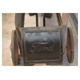 Ford Pedal Car - Hot Rod Flame Graphics, Metal Toy Vehicle