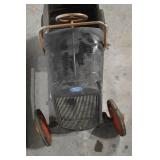 Ford Pedal Car - Hot Rod Flame Graphics, Metal Toy Vehicle