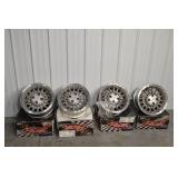 Pacer 521P-5734 Ford Wheels 15x7 (Lot of 4)