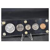 U.S. Special Mint Set 1967 Coins on Acrylic Display Plaque