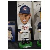 Minnesota Twins Bobblehead Set (4) & Mini-Mauer Box & Treasure Island Stadium Tin