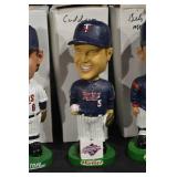 Minnesota Twins Bobblehead Set (4) & Mini-Mauer Box & Treasure Island Stadium Tin