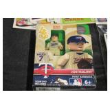 Topps Baseball Cards - Joe Mauer First Baseman Figure & Jonathan Papelbon Card