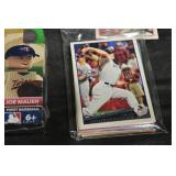 Topps Baseball Cards - Joe Mauer First Baseman Figure & Jonathan Papelbon Card