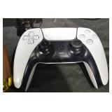 PlayStation DualSense Controllers - White/Black & Wood Grain Gold Finish & USB Webcam