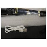 NPET LED Flashlight - Multi-LED Tube Design, USB Charging Cable Included