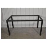 Table Base - Black Powder-Coated Steel, 60in L x 30in W x 31in H