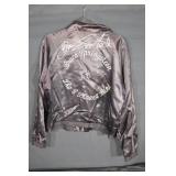 Vintage Bruce Springsteen Satin - DARKNESS ON THE EDGE OF TOWN -Tour Jacket Signed Very Rare Piece Of Rock And Roll History!