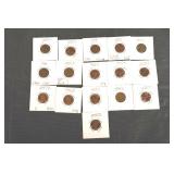 Wheat & Lincoln Cents (Lot of 16)