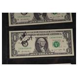 Trinary One Dollar Notes - Novelty Currency Display Set (5-Piece)